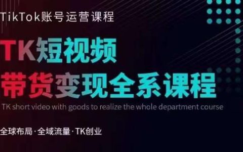 Tiktok运营线上训练营，短视频玩法大揭秘，引流爆单