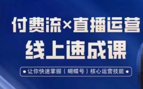 视频号付费流实操课程，让你快速掌握视频号核心运营技能